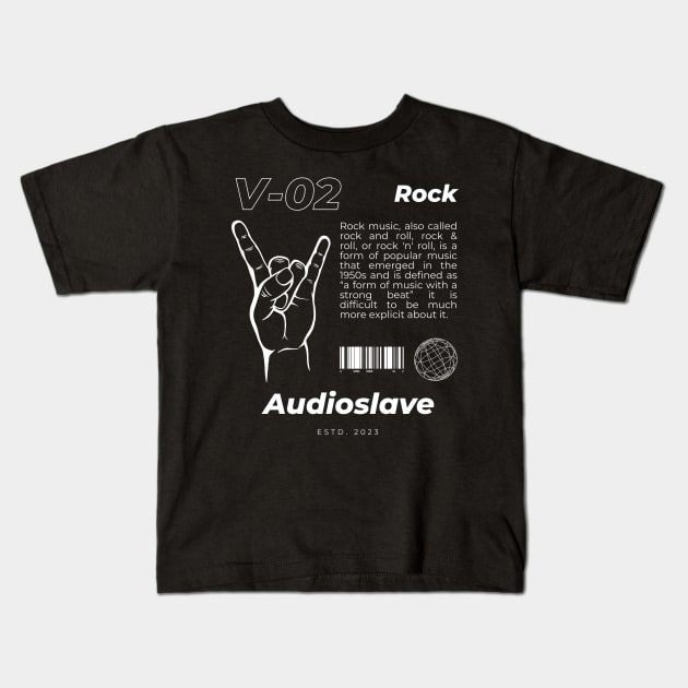 V02 Style Audioslave Vintage Kids T-Shirt by more style brother